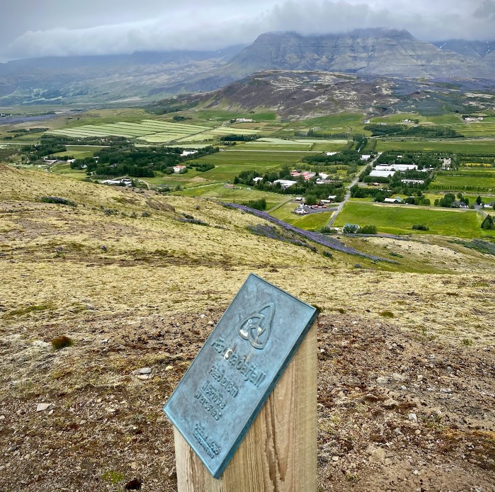 Æsustaðafjall í júní.